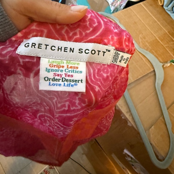 Gretchen Scott Silk Beach Tunic Cover Up - Picture 5 of 6